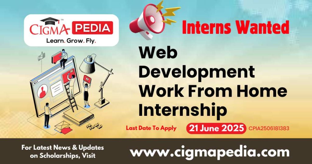 Web Development Work From Home Internship