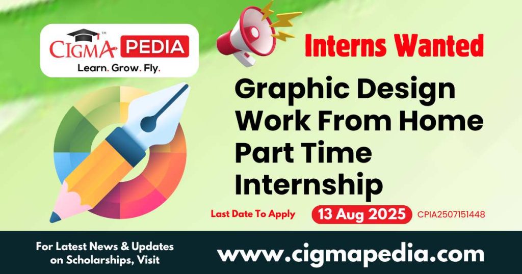 Graphic Design Work From Home Part Time Internship