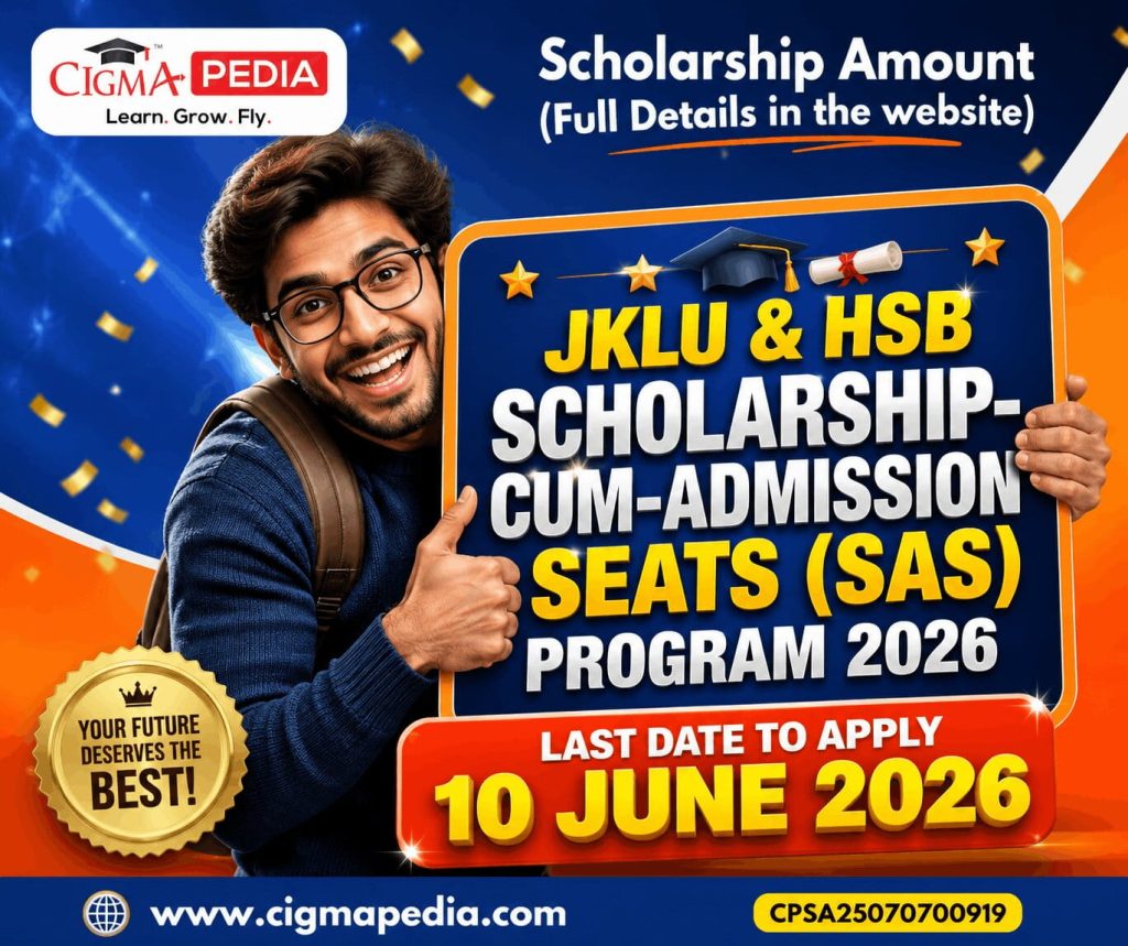 JKLU & HSB Scholarship-cum-Admission Seats (SAS) Program