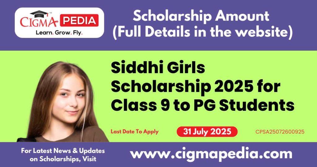 Siddhi Girls Scholarship