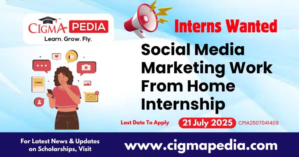 Social Media Marketing Work From Home Internship