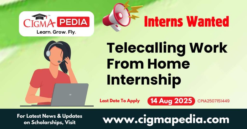 Telecalling Work From Home Internship