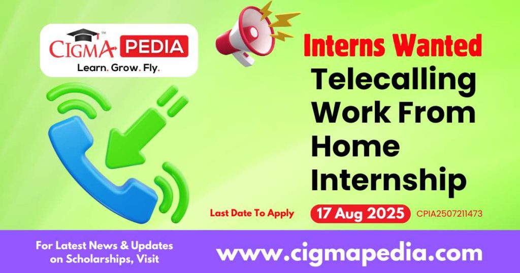 Telecalling Work From Home Internship