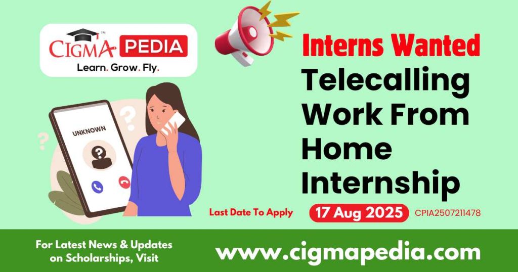 Telecalling Work From Home Internship