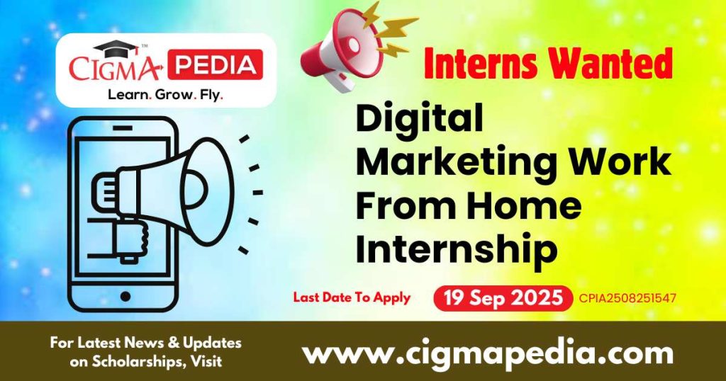 Digital Marketing Work From Home Internship