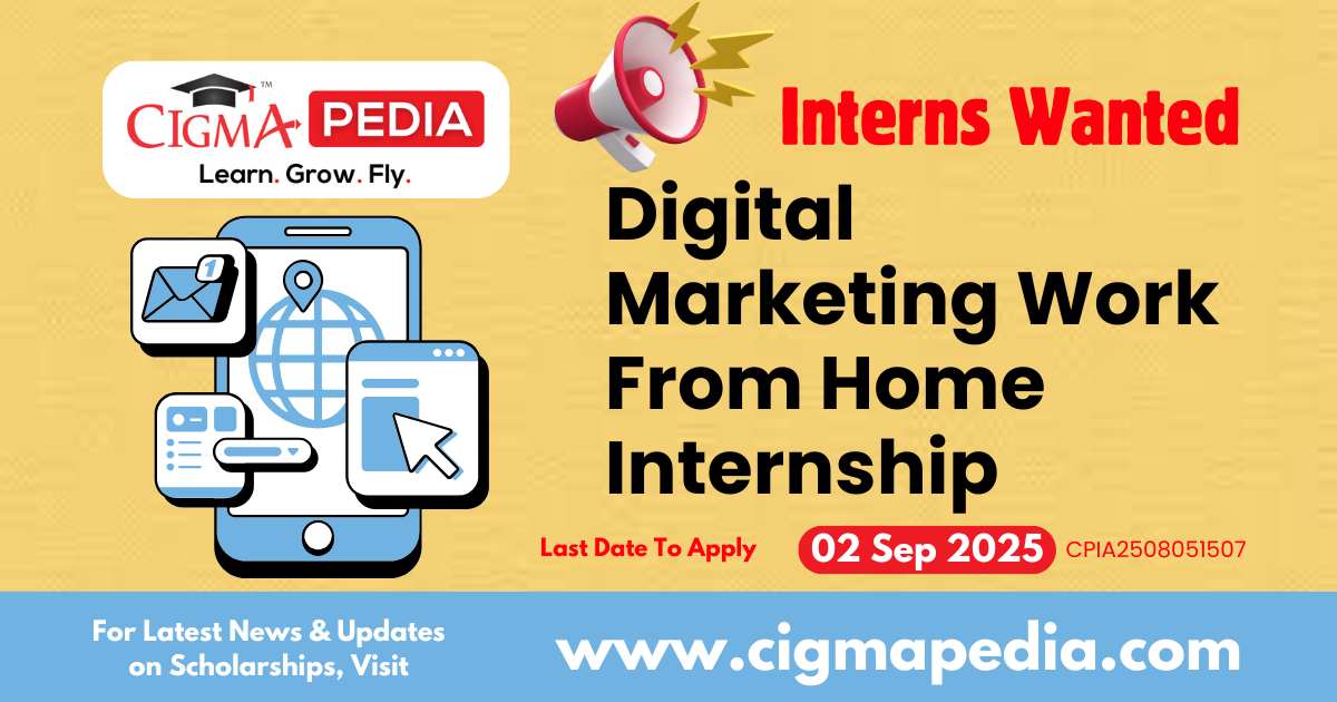 Digital Marketing Work From Home Internship