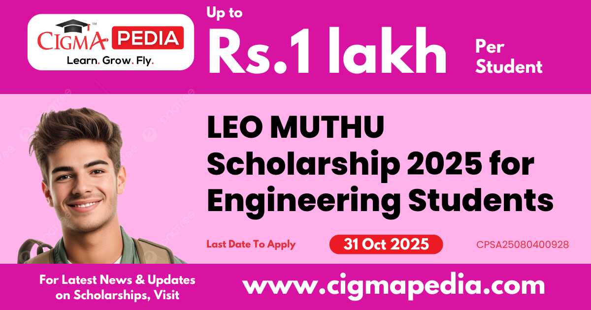 LEO MUTHU Scholarship