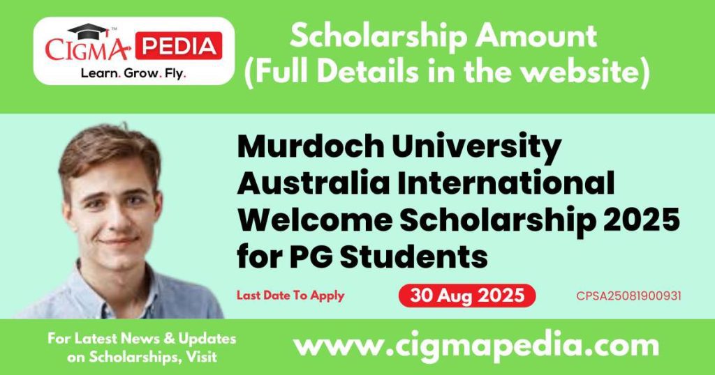 Murdoch University Australia International Welcome Scholarship