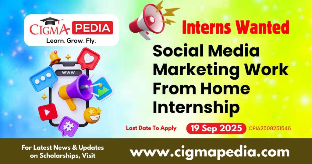 Social Media Marketing Work From Home Internship