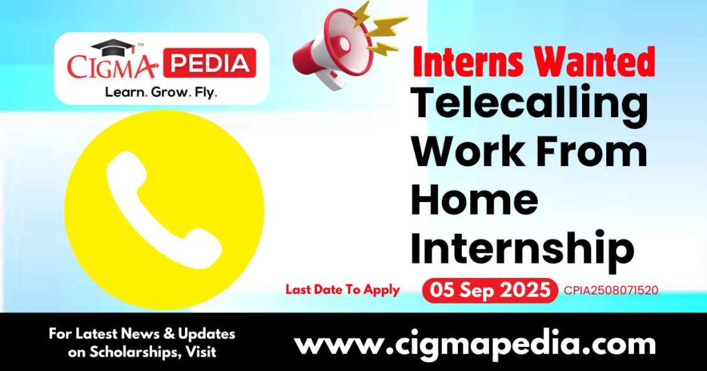 Telecalling Work From Home Internship