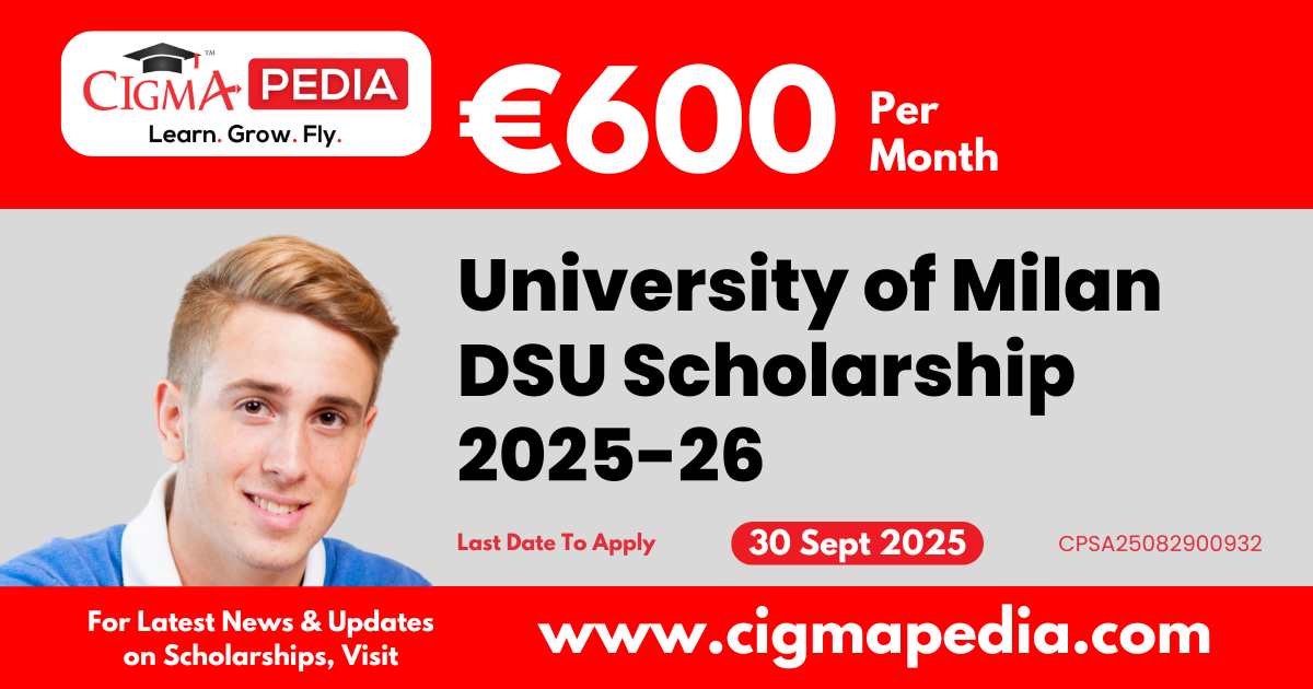 University of Milan DSU Scholarship