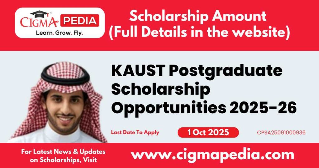 KAUST Postgraduate Scholarship
