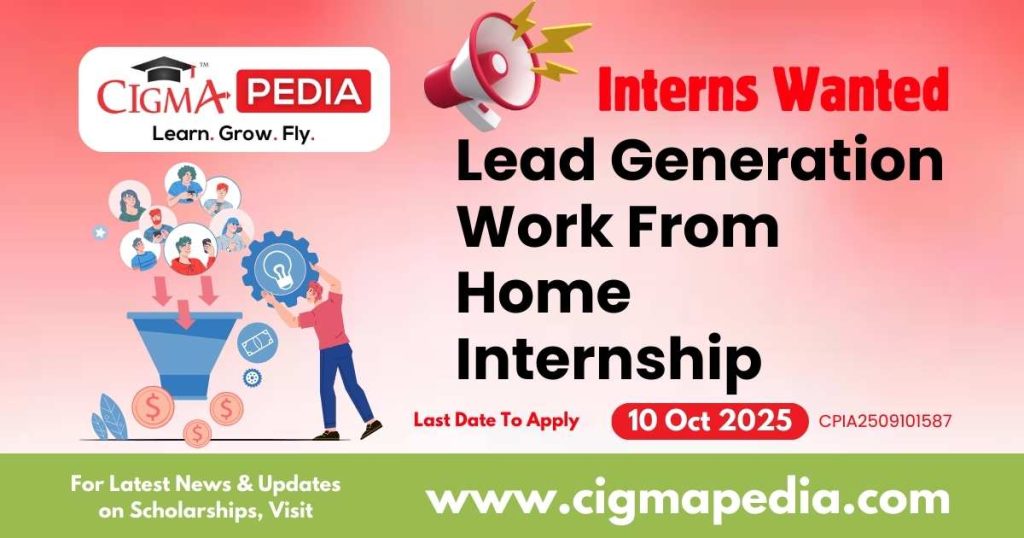 Lead Generation Work From Home Internship