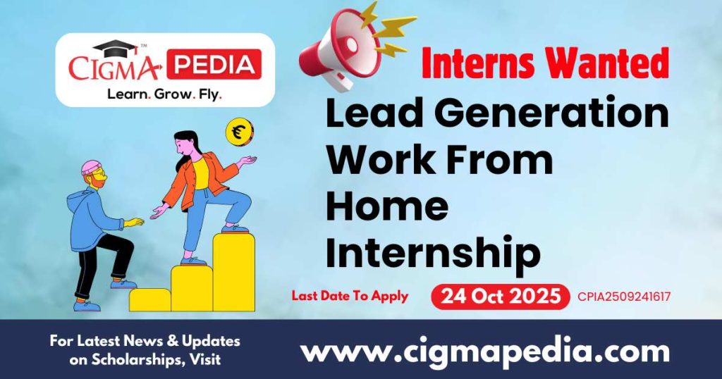 Lead Generation Work From Home Internship