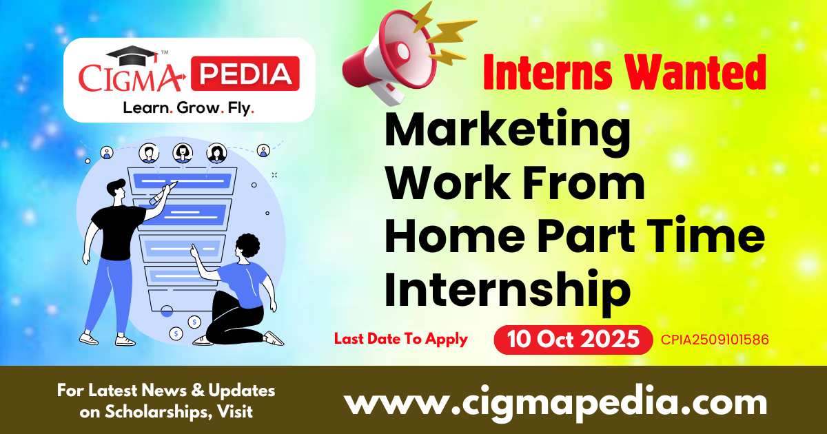 Marketing Work From Home Part Time Internship