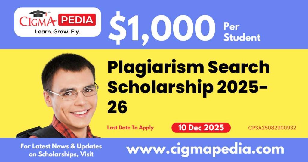 Plagiarism Search Scholarship