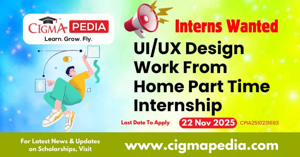 UI/UX Design Work From Home Part Time Internship
