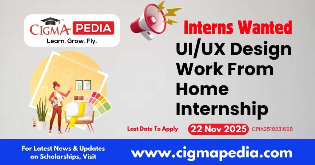 UI/UX Design Work From Home Internship
