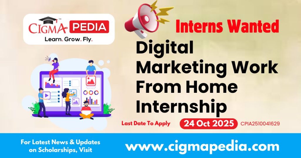 Digital Marketing Work From Home Internship