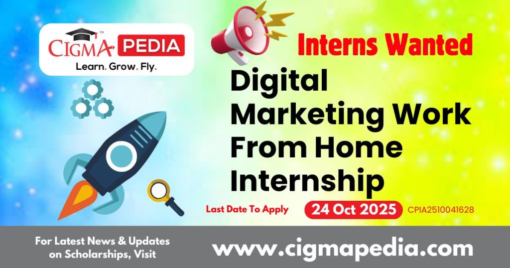 Digital Marketing Work From Home Internship