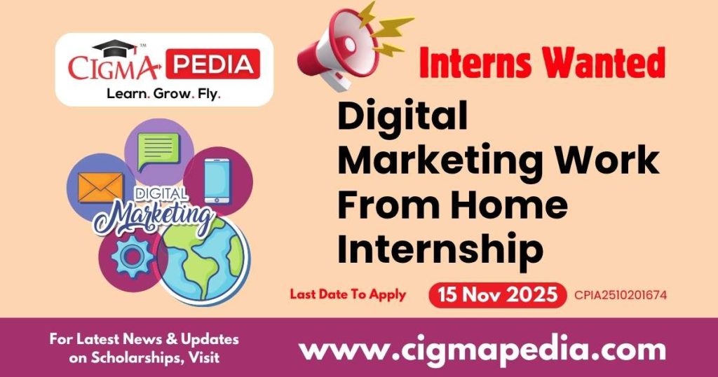 Digital Marketing Work From Home Internship
