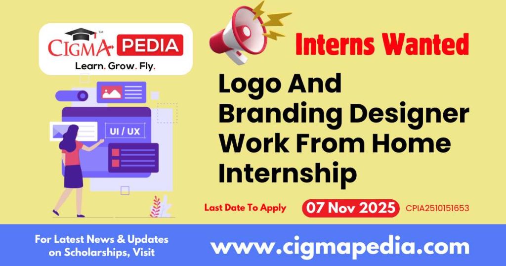 Logo And Branding Designer Work From Home Internship