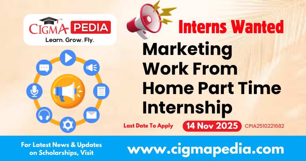 Marketing Work From Home Part Time Internship