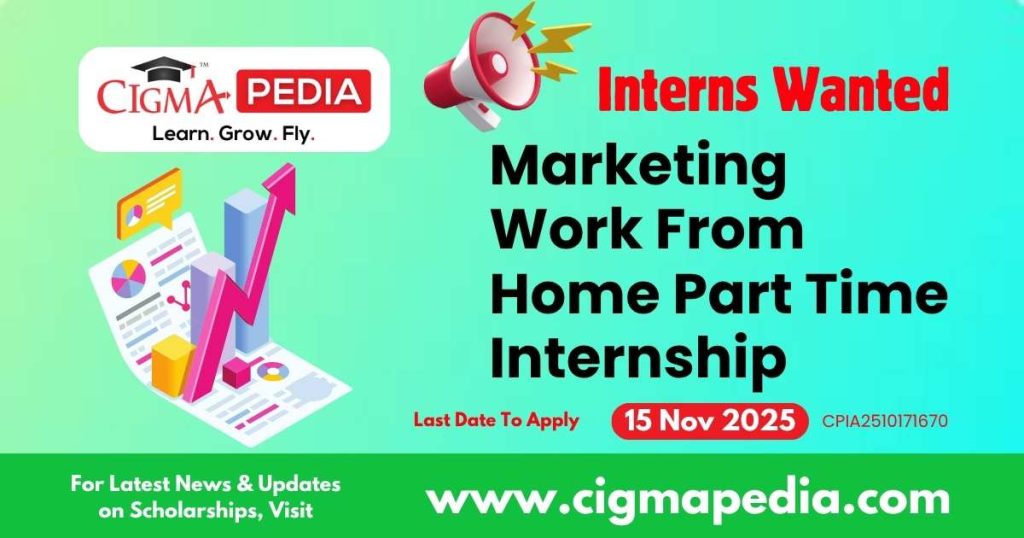 Marketing Work From Home Part Time Internship