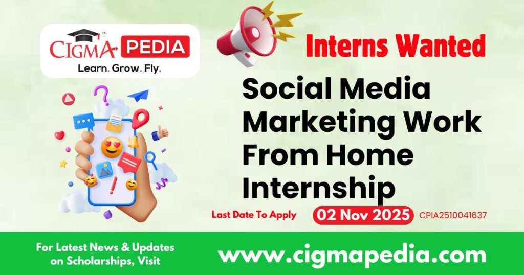 Social Media Marketing Work From Home Internship