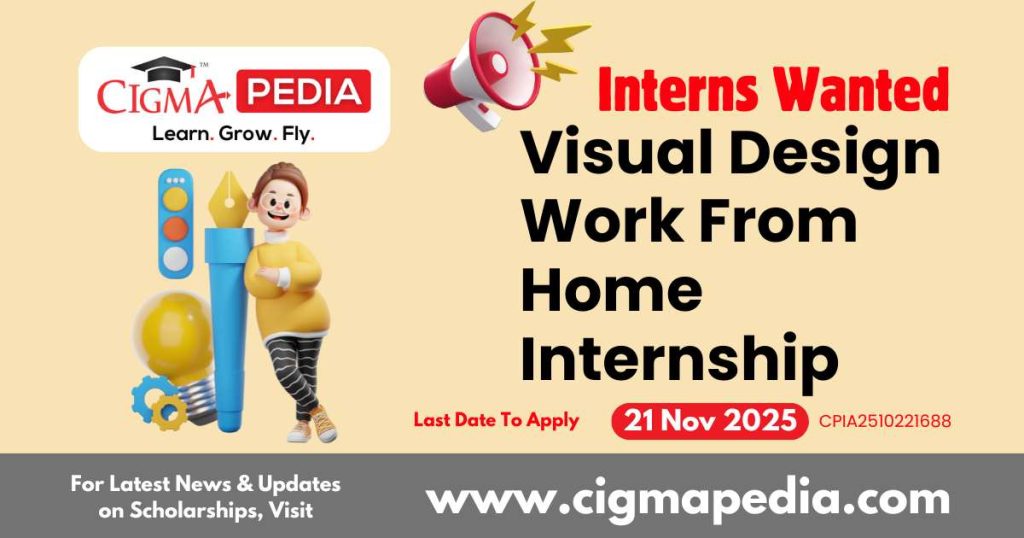 Visual Design Work From Home Internship