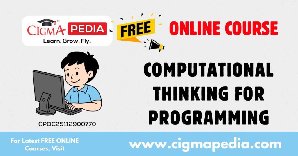 Computational Thinking for Programming