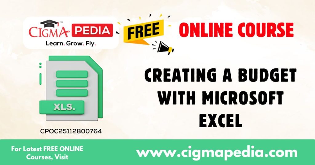 Creating a Budget with Microsoft Excel