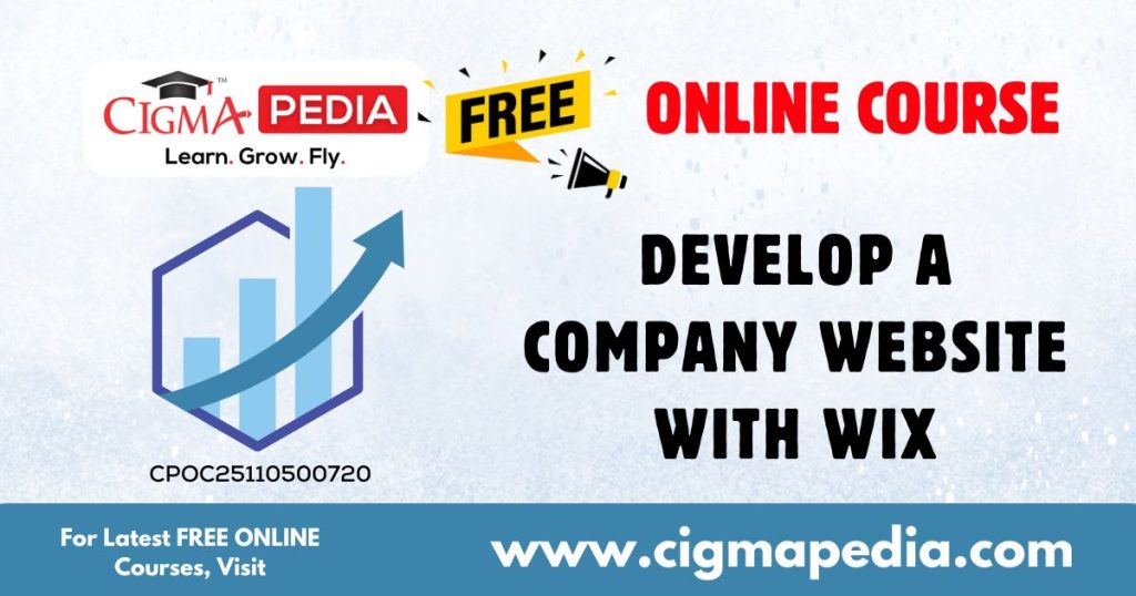 Develop a Company Website with Wix