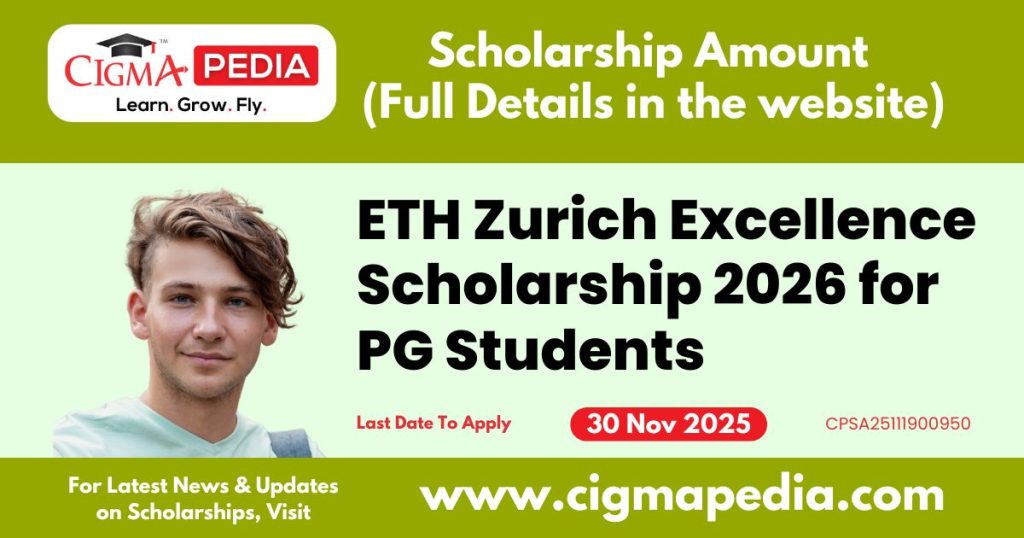 ETH Zurich Excellence Scholarship