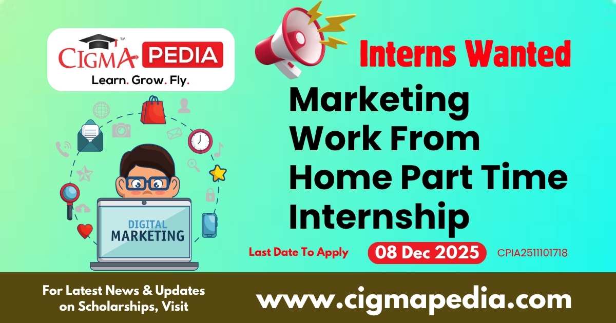 Marketing Work From Home Part Time Internship