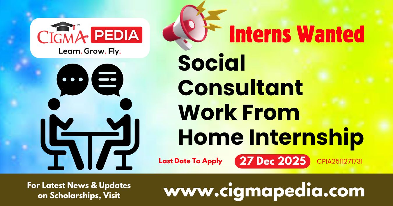 Social Consultant Work From Home Internship