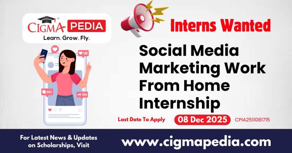 Social Media Marketing Work From Home Internship