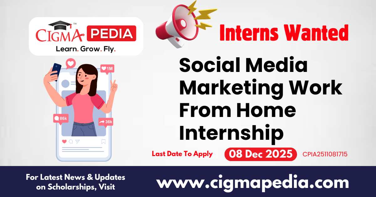 Social Media Marketing Work From Home Internship