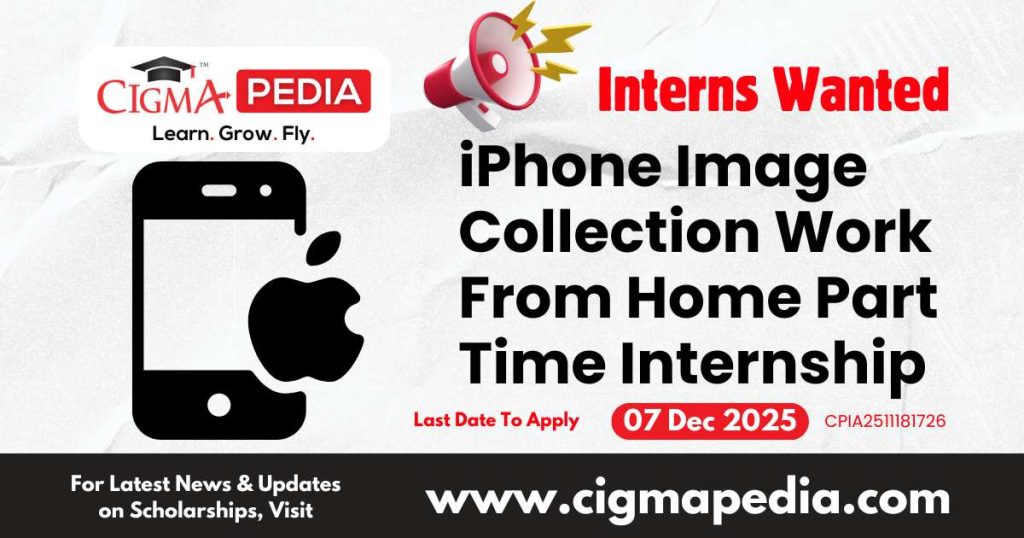 iPhone Image Collection Work From Home Part Time Internship