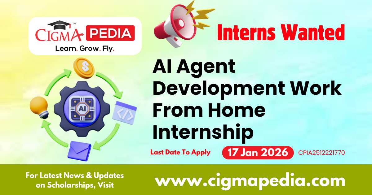 AI Agent Development Work From Home Internship