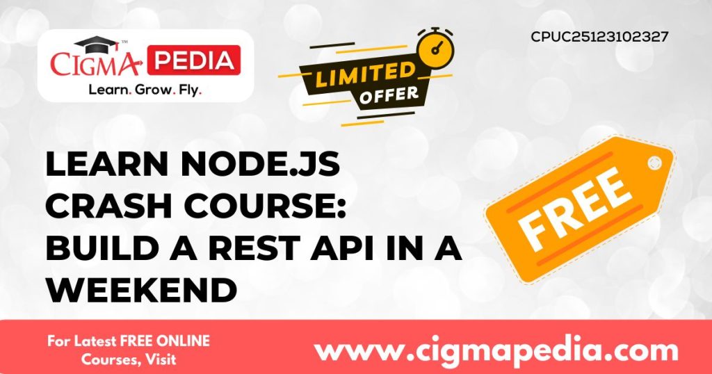 Build a REST API in a Weekend