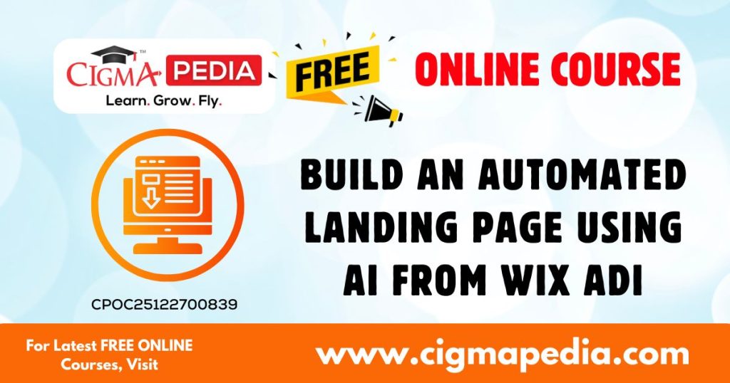 Build an Automated Landing page using AI from Wix ADI