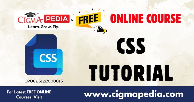 Jonas Css Course CSS Tutorial (Free Online Course) - CIGMA Pedia