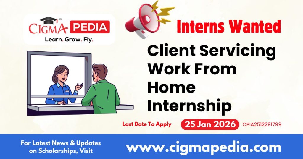 Client Servicing Work From Home Internship