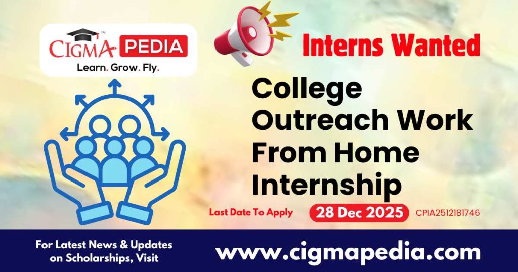 College Outreach Work From Home Internship