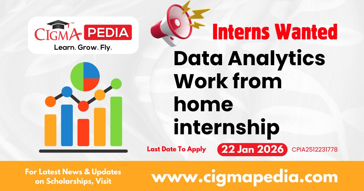 Data Analytics Work from home internship