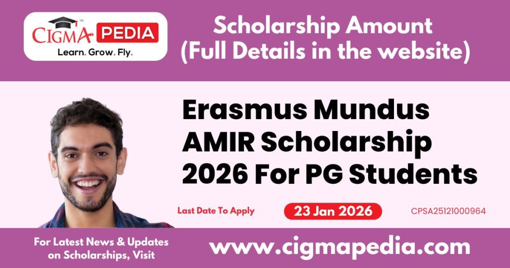 Erasmus Mundus AMIR Scholarship