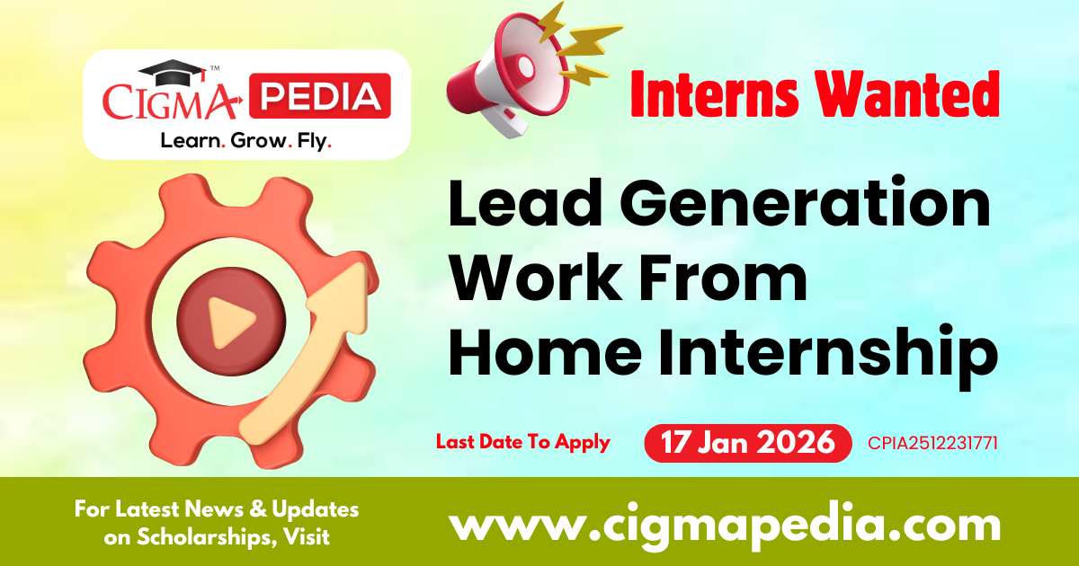 Lead Generation Work From Home Internship