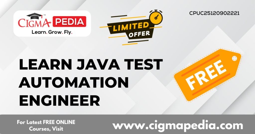 Learn Java Test Automation Engineer