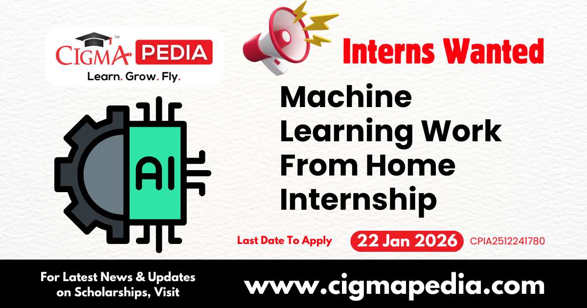 Machine Learning Work From Home Internship